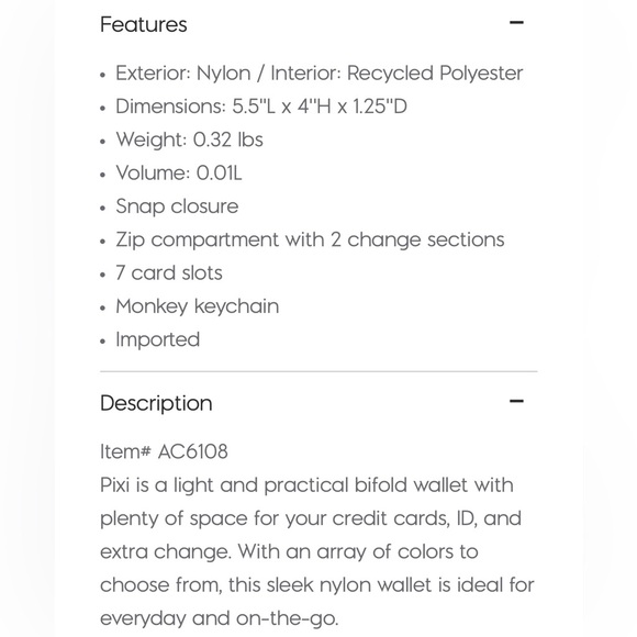 New Kipling Pixie Medium Metallic Organizer Wallet - Picture 15 of 15